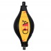 ARD Leather Double End Dodge Speed Ball MMA Boxing Punch Bag with Rubber Ropes